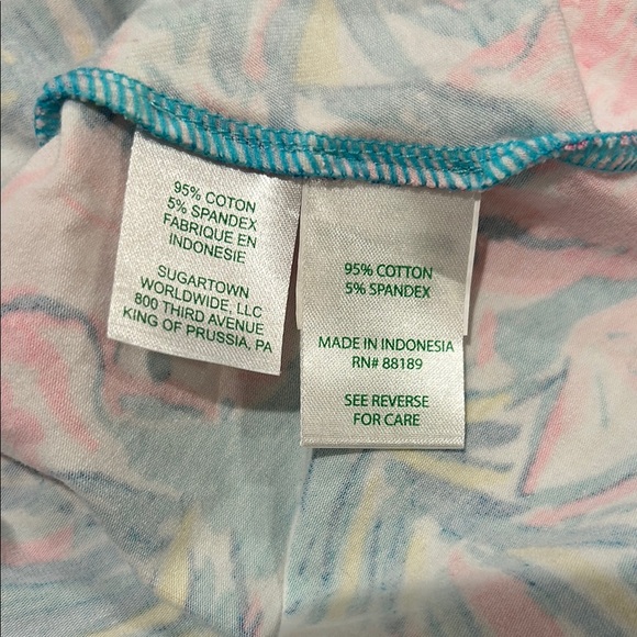 Lilly Pulitzer Tropical Pink and Blue Kids Dress - Picture 6 of 7